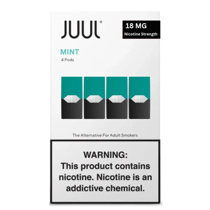 JUUL Pods Mint 18MG 4Pc/Pack - Image 1