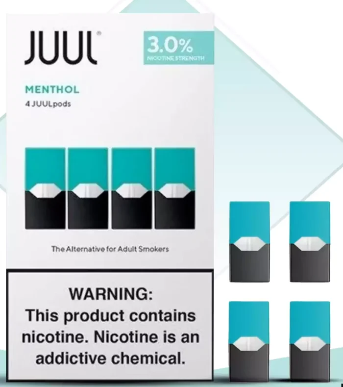 JUUL Pods Menthol 3% 4Pc/Pack - Image 1